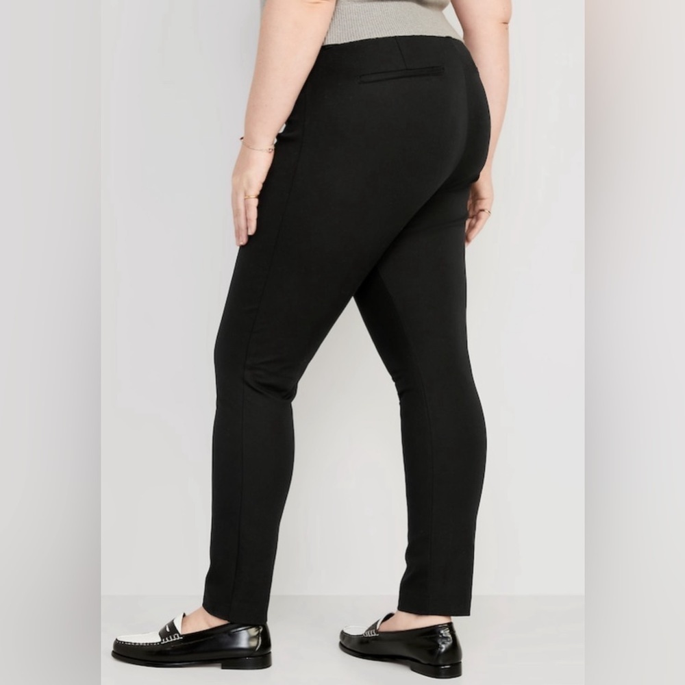 Old Navy High Pixie Skinny Pants Black - Picture 7 of 8